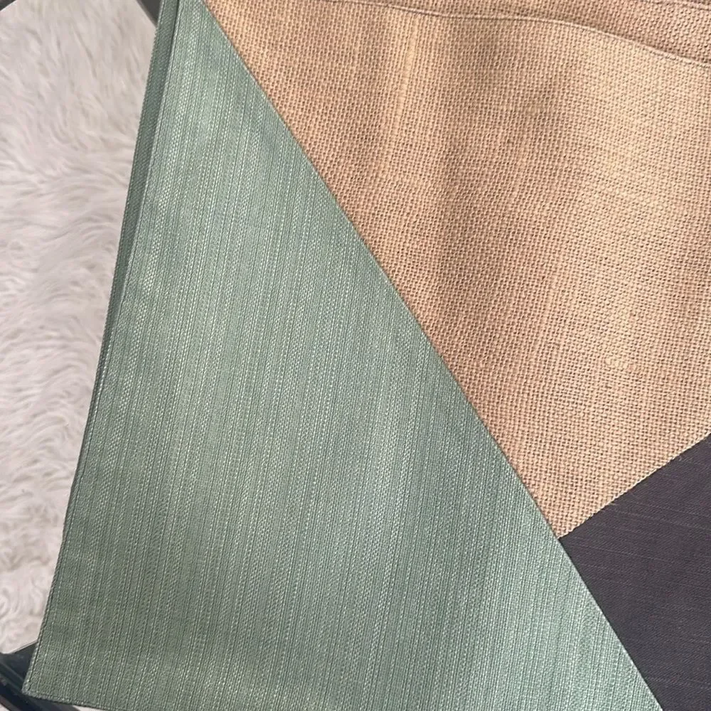 West Elm Geometric Linen Blend Set of 6 Placemats